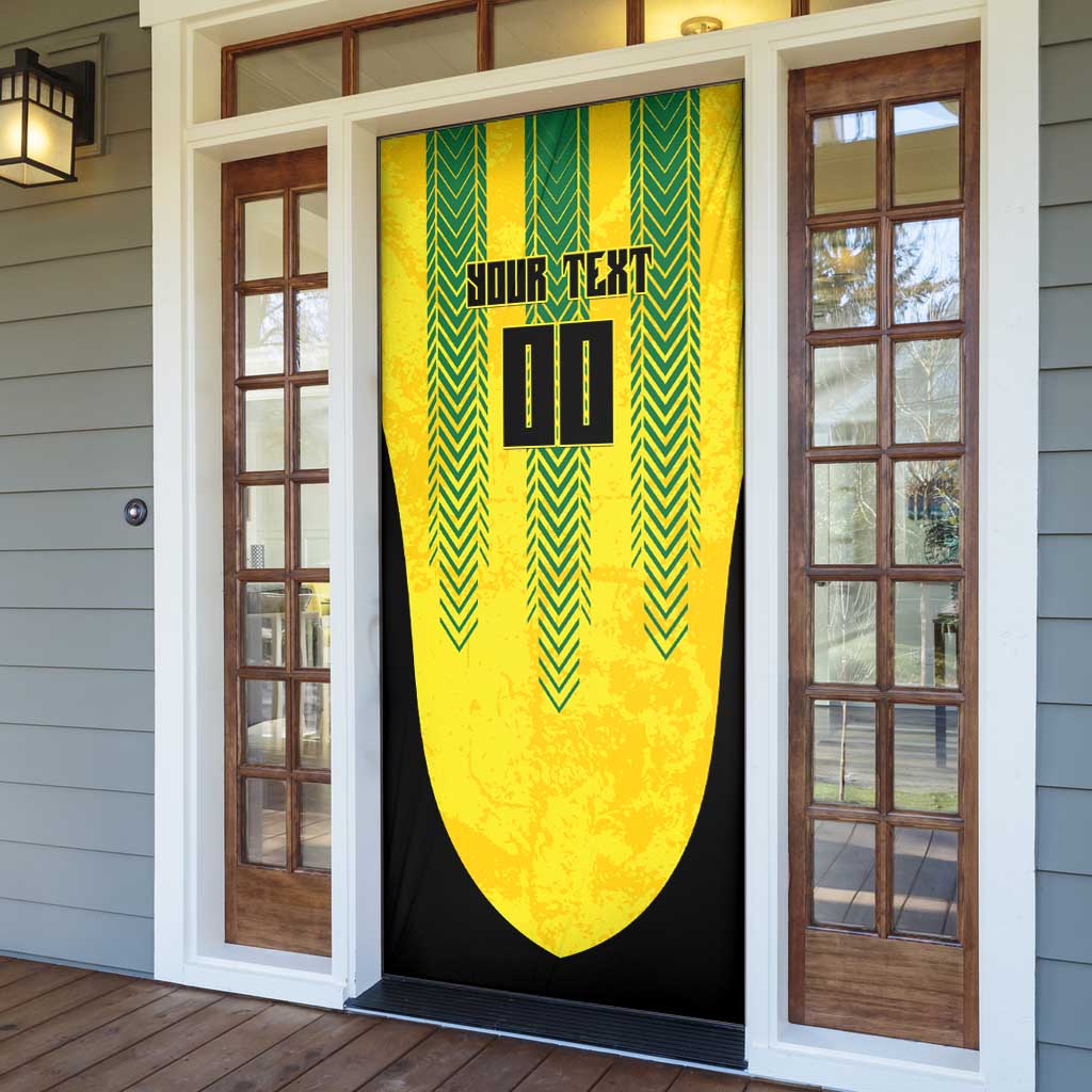 Custom Jamaica Cricket Scorpions Door Cover Go Champions