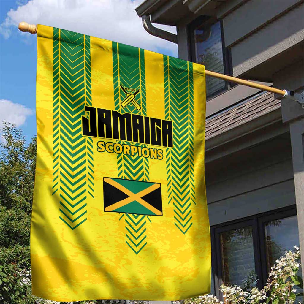 Jamaica Cricket Scorpions Garden Flag Go Champions