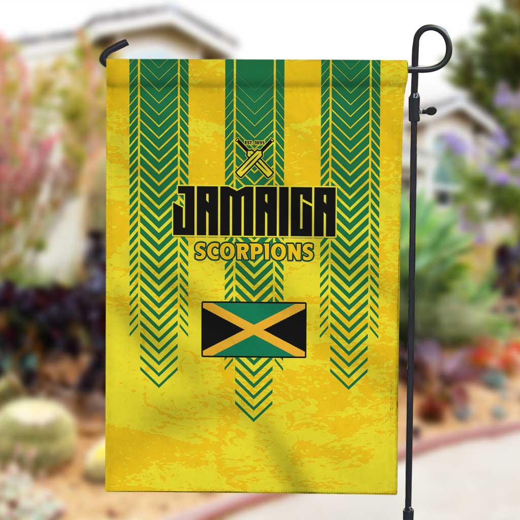 Jamaica Cricket Scorpions Garden Flag Go Champions