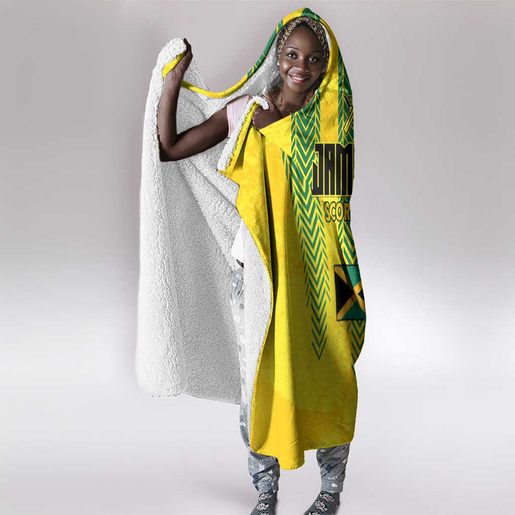 Jamaica Cricket Scorpions Hooded Blanket Go Champions