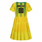 Custom Jamaica Cricket Scorpions Kid Short Sleeve Dress Go Champions