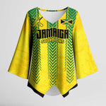 Custom Jamaica Cricket Scorpions Kimono Sleeve Blouse Go Champions
