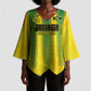 Custom Jamaica Cricket Scorpions Kimono Sleeve Blouse Go Champions