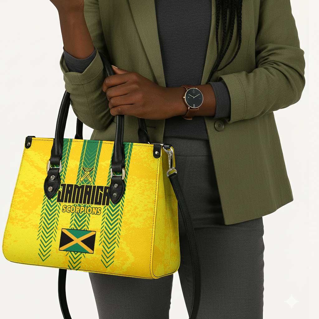 Jamaica Cricket Scorpions Leather Bag Go Champions