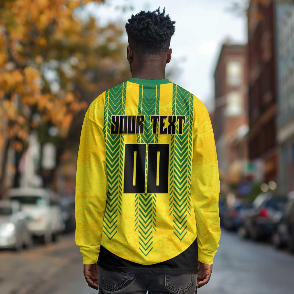 Custom Jamaica Cricket Scorpions Long Sleeve Shirt Go Champions