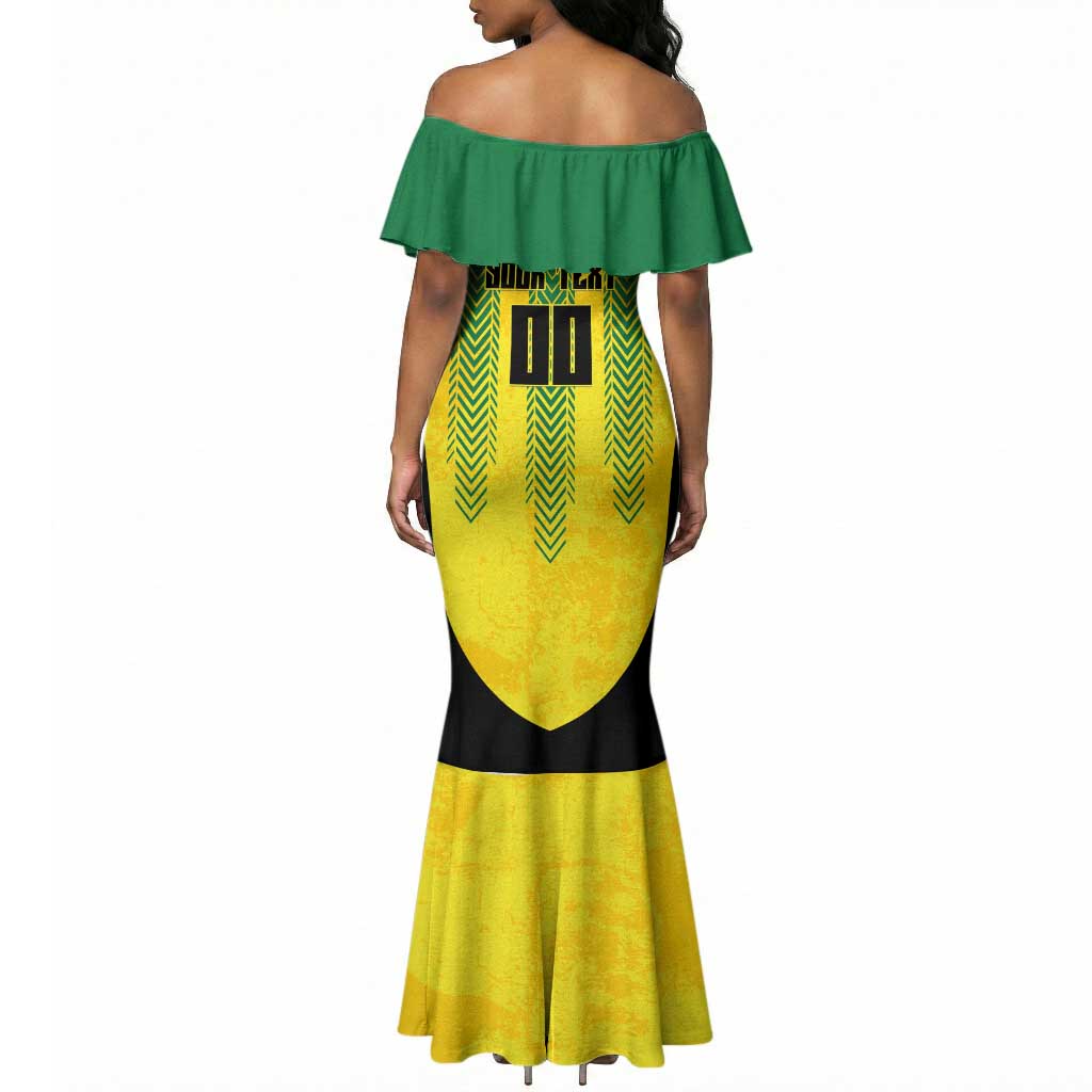 Custom Jamaica Cricket Scorpions Mermaid Dress Go Champions