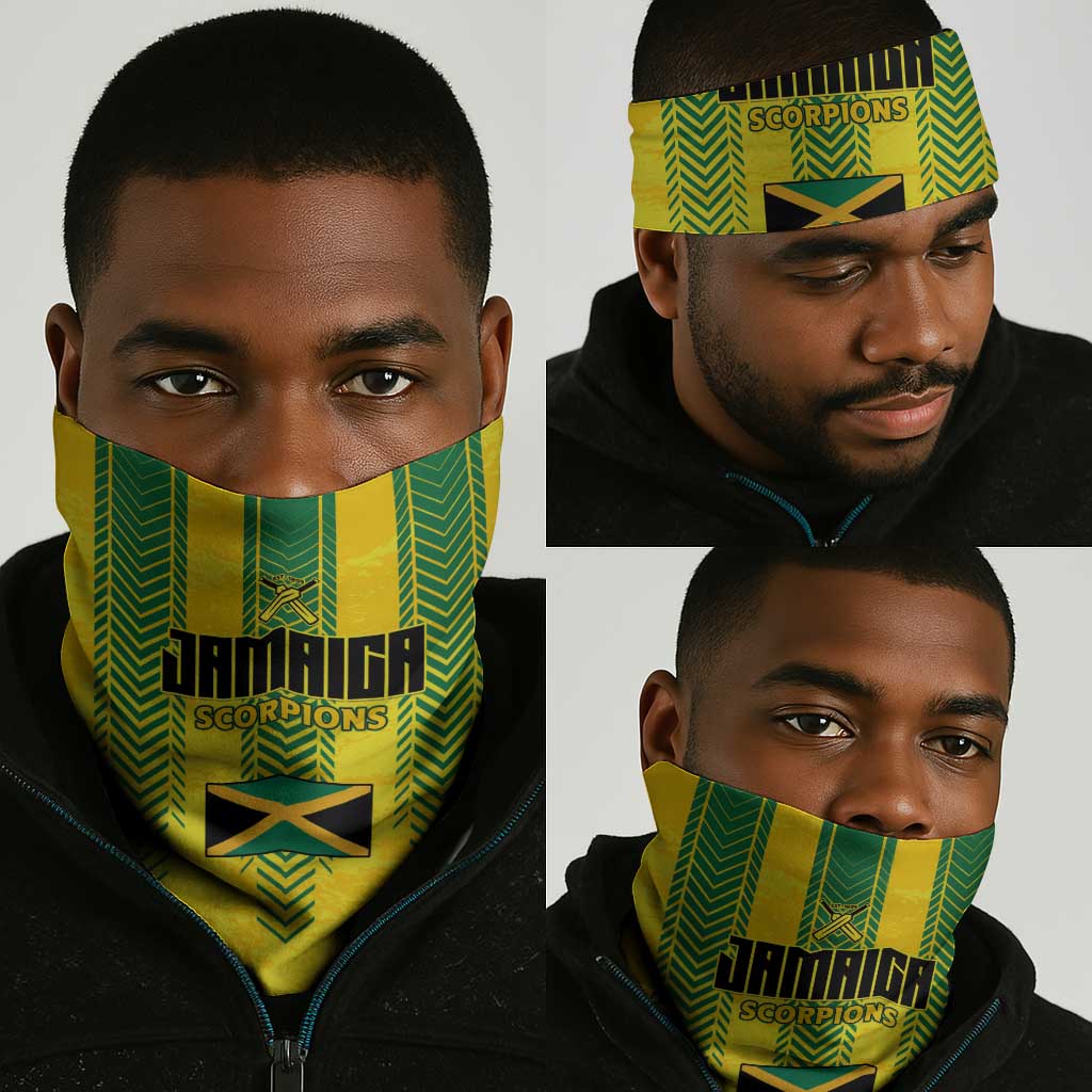 Jamaica Cricket Scorpions Neck Gaiter Go Champions