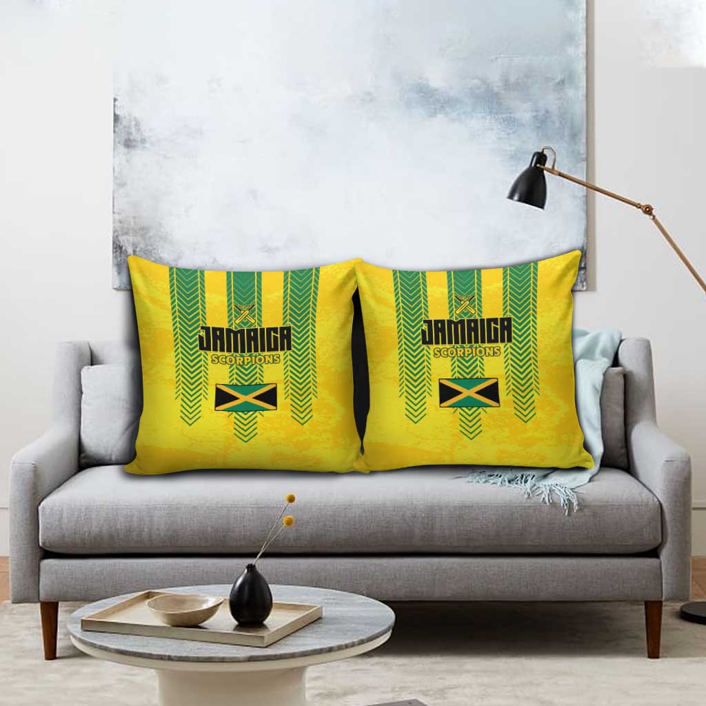 Jamaica Cricket Scorpions Pillow Cover Go Champions