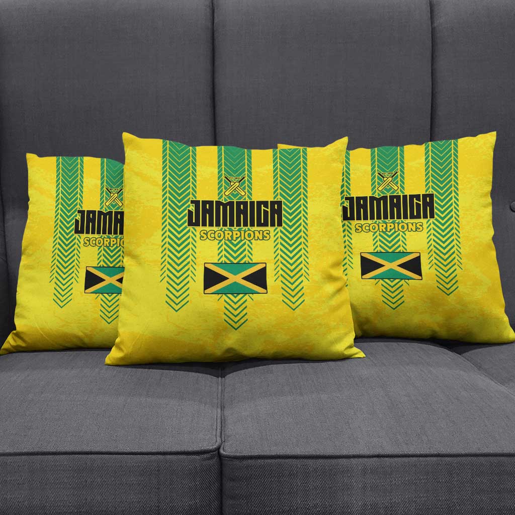 Jamaica Cricket Scorpions Pillow Cover Go Champions