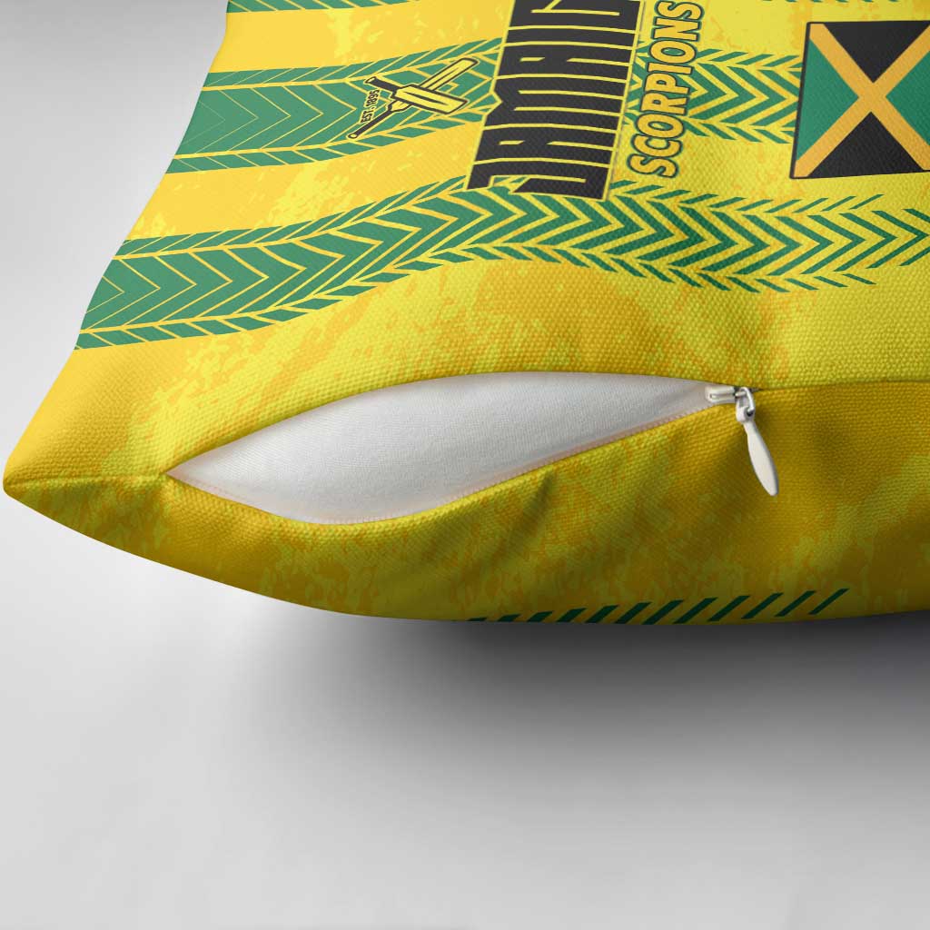Jamaica Cricket Scorpions Pillow Cover Go Champions