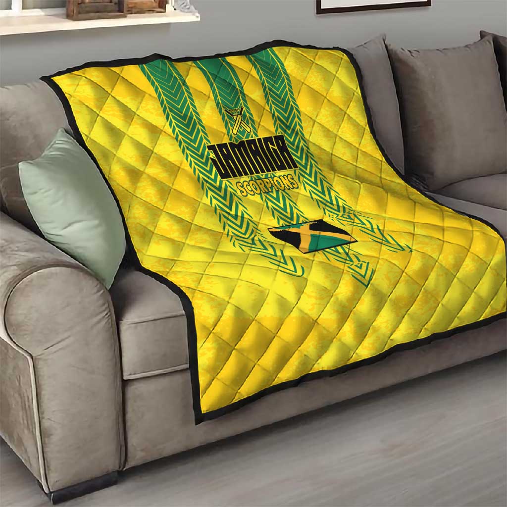 Jamaica Cricket Scorpions Quilt Go Champions