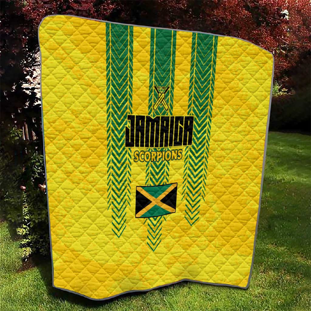 Jamaica Cricket Scorpions Quilt Go Champions