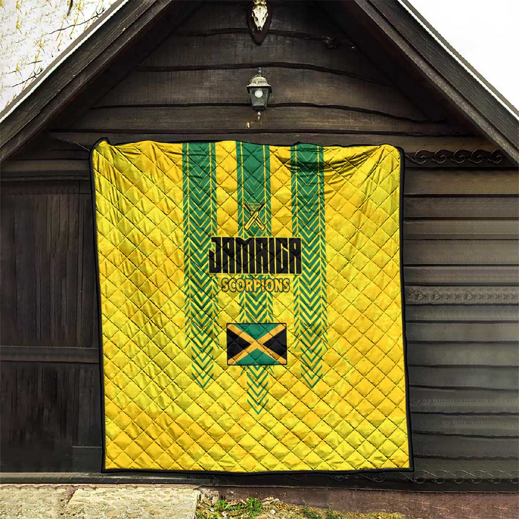 Jamaica Cricket Scorpions Quilt Go Champions