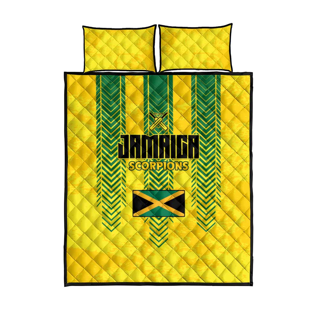 Jamaica Cricket Scorpions Quilt Bed Set Go Champions