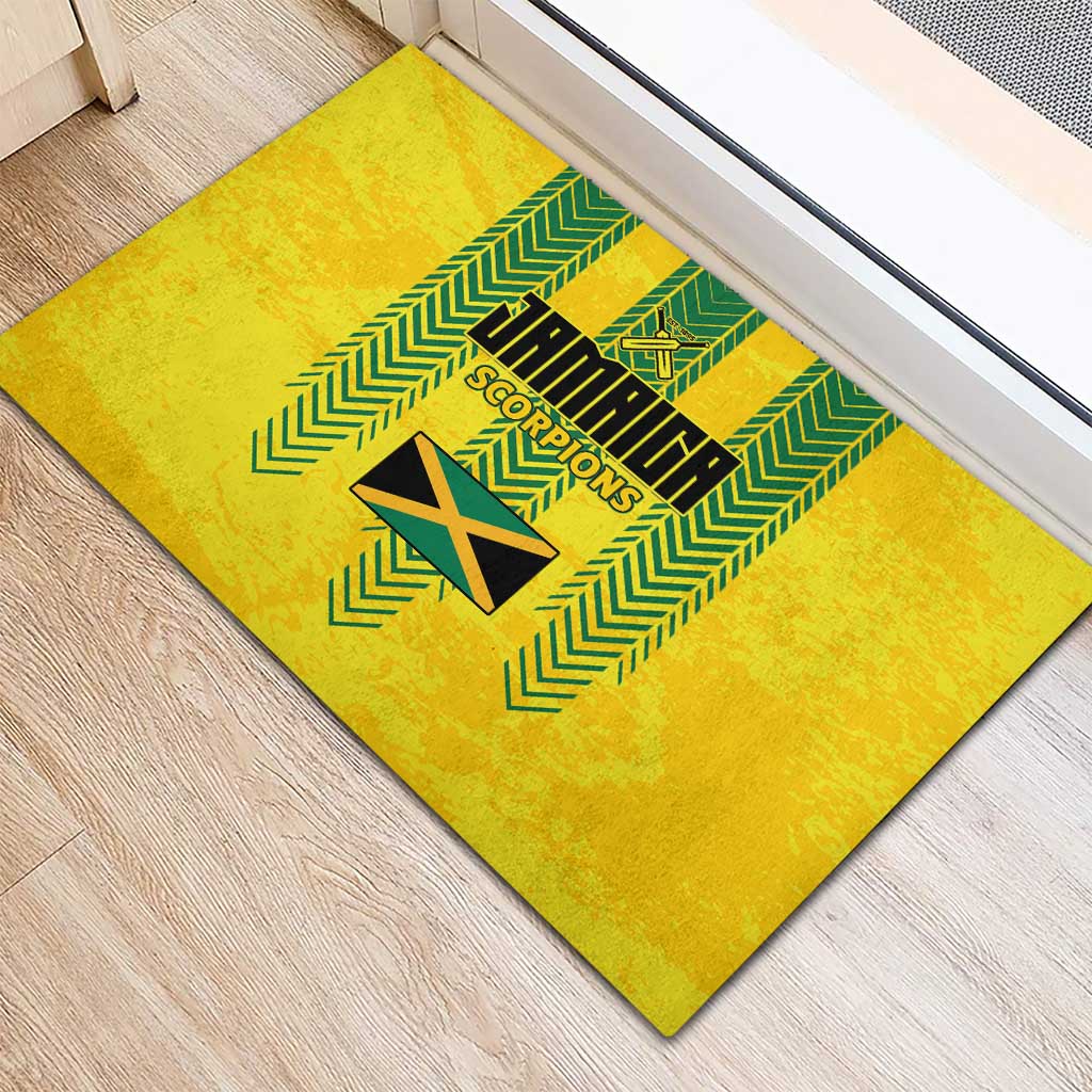 Jamaica Cricket Scorpions Rubber Doormat Go Champions