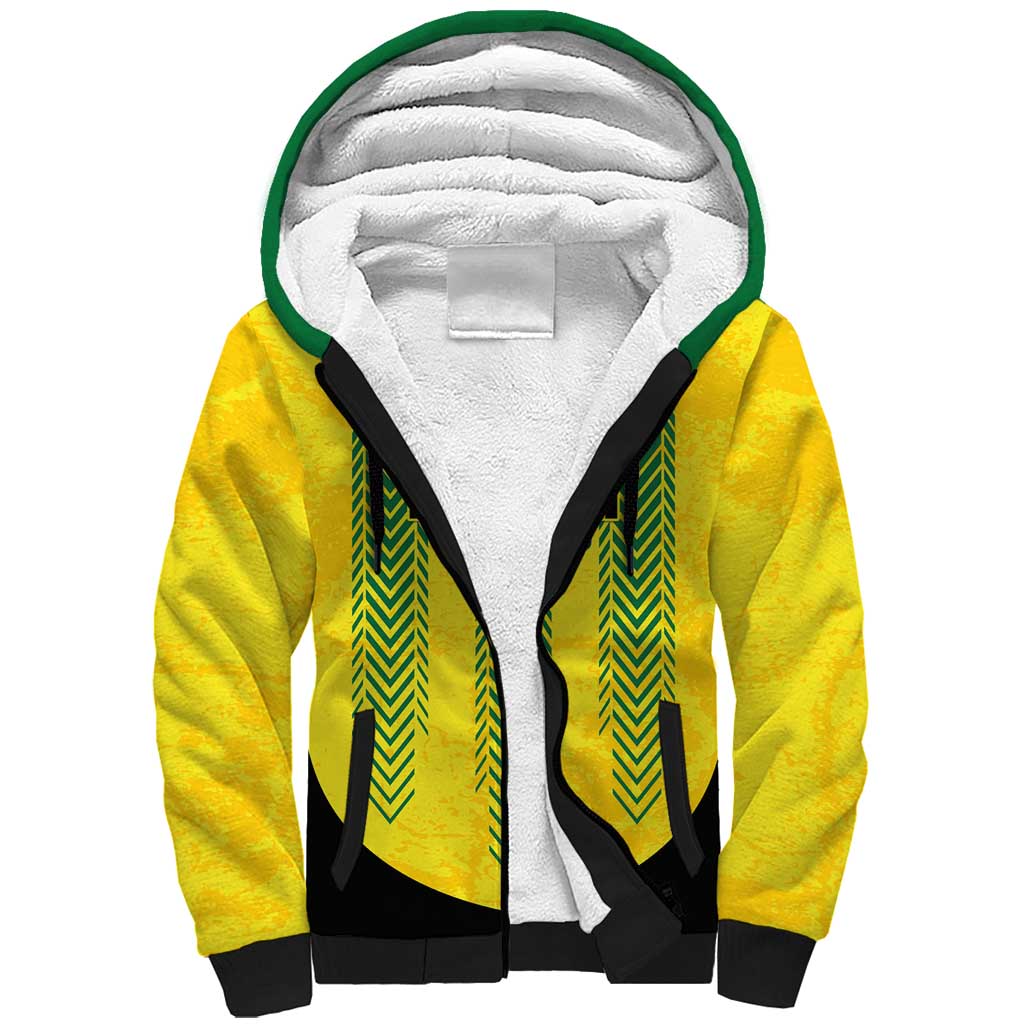 Custom Jamaica Cricket Scorpions Sherpa Hoodie Go Champions
