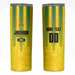Custom Jamaica Cricket Scorpions Skinny Tumbler Go Champions