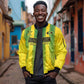 Custom Jamaica Cricket Scorpions Sleeve Zip Bomber Jacket Go Champions