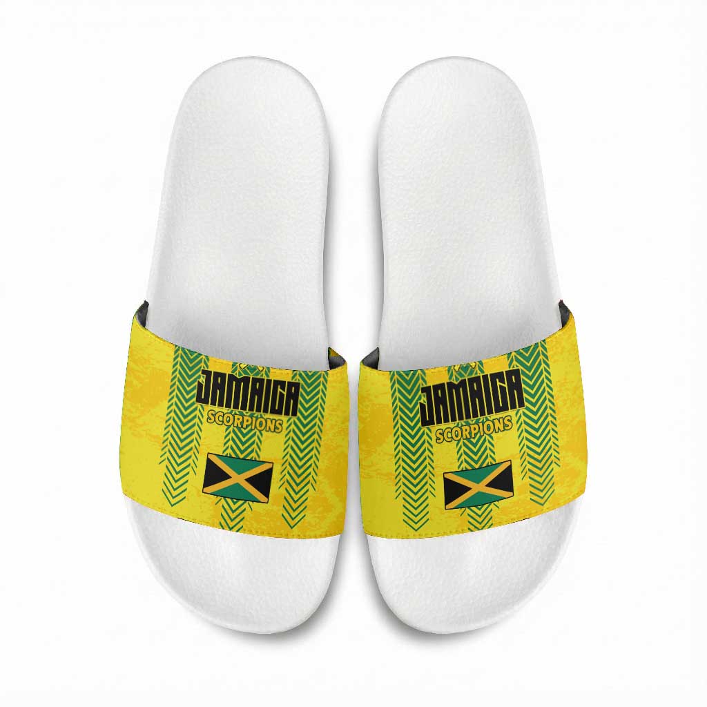 Jamaica Cricket Scorpions Slide Sandals Go Champions