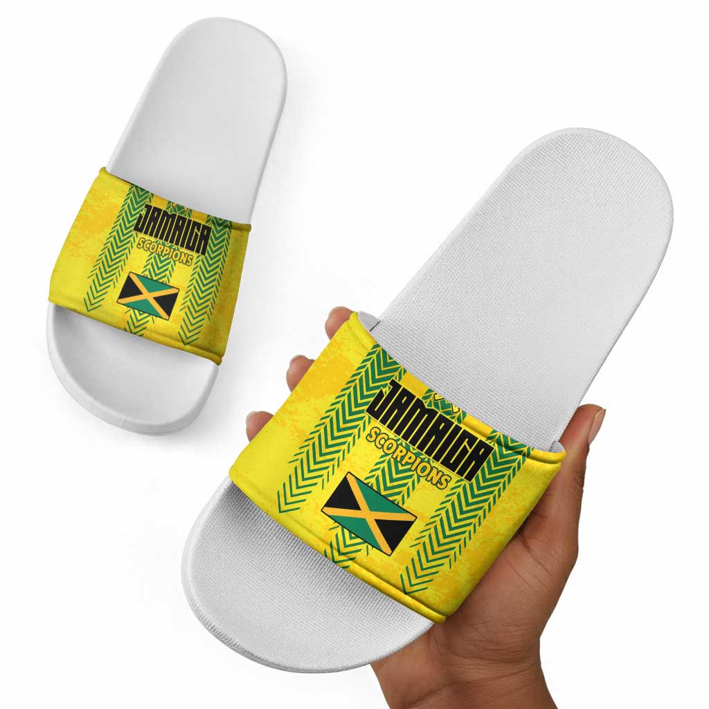Jamaica Cricket Scorpions Slide Sandals Go Champions