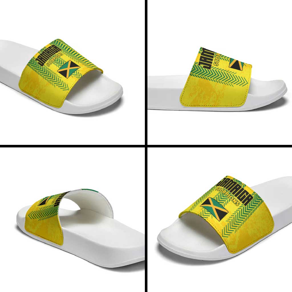Jamaica Cricket Scorpions Slide Sandals Go Champions