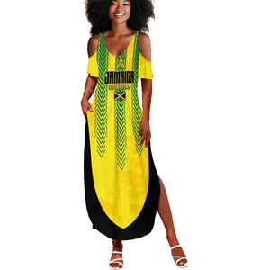 Custom Jamaica Cricket Scorpions Summer Maxi Dress Go Champions