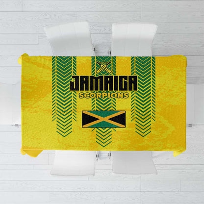 Jamaica Cricket Scorpions Tablecloth Go Champions
