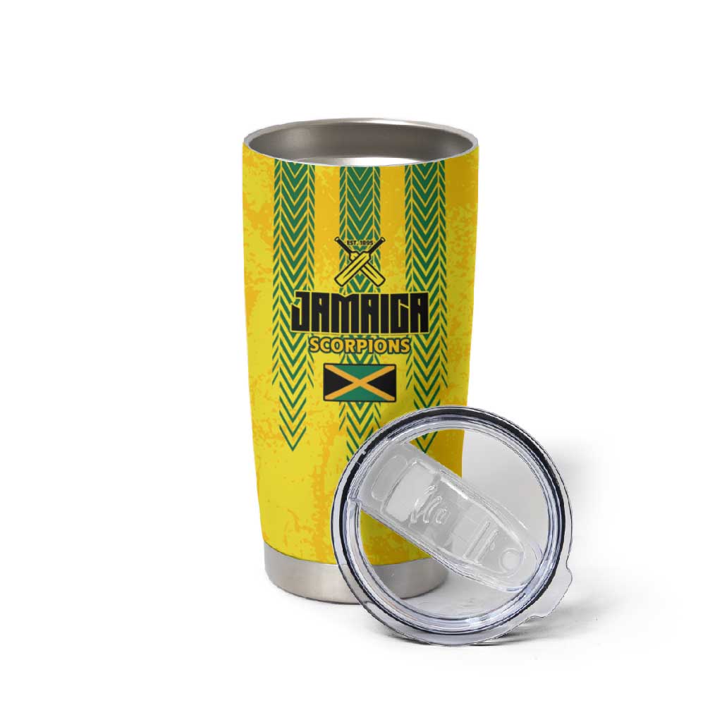 Custom Jamaica Cricket Scorpions Tumbler Cup Go Champions