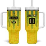 Custom Jamaica Cricket Scorpions Tumbler With Handle Go Champions
