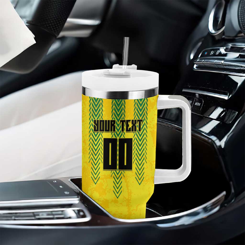 Custom Jamaica Cricket Scorpions Tumbler With Handle Go Champions