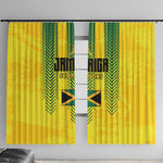 Jamaica Cricket Scorpions Window Curtain Go Champions