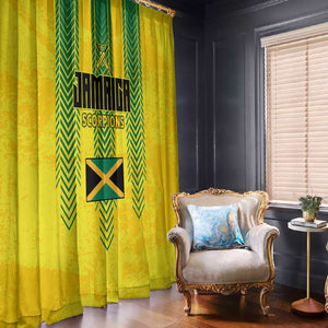 Jamaica Cricket Scorpions Window Curtain Go Champions