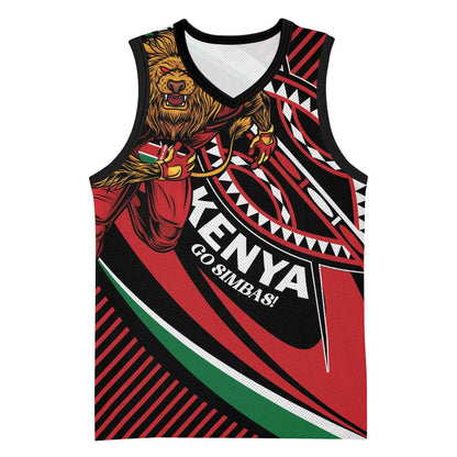 Custom Kenya Rugby Basketball Jersey Simbas Elevate Your Game LT01