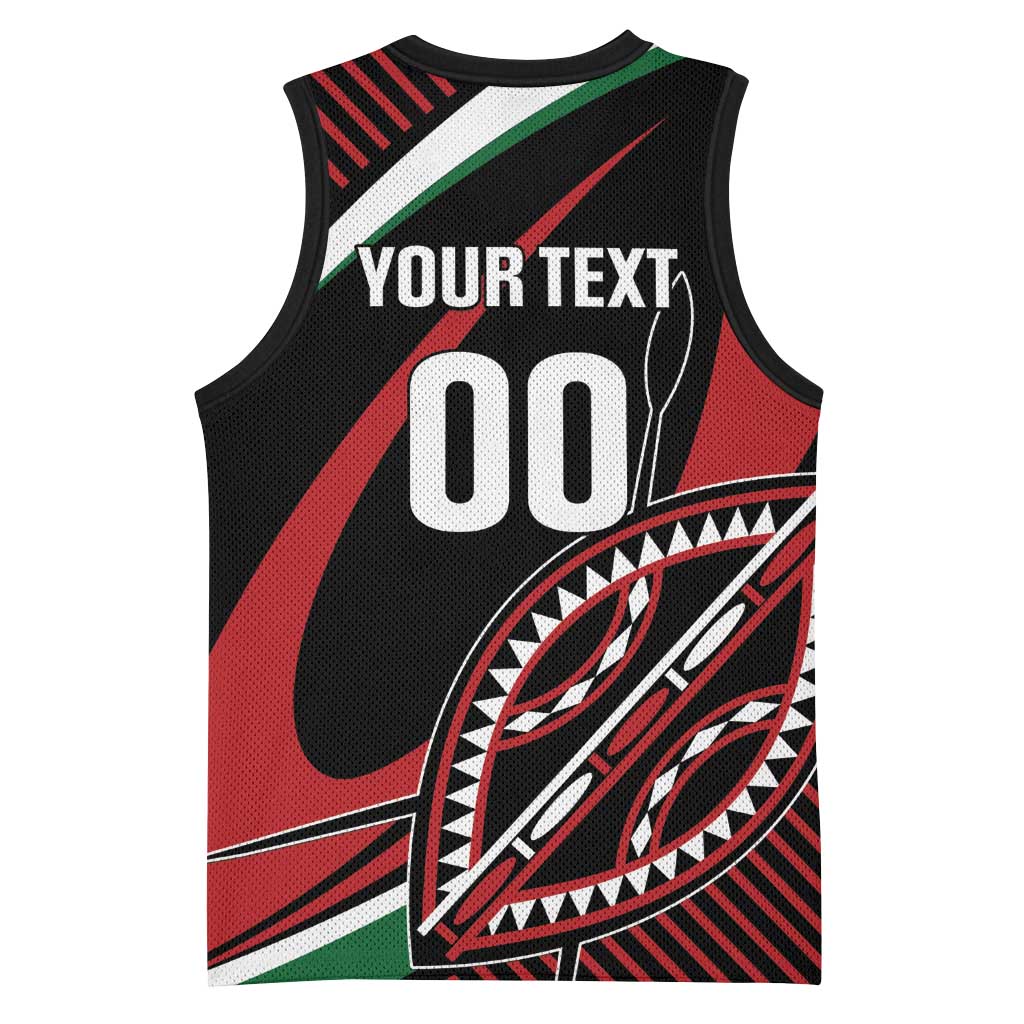 Custom Kenya Rugby Basketball Jersey Simbas Elevate Your Game LT01