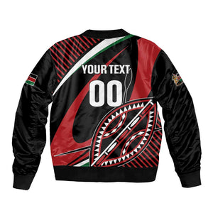 Custom Kenya Rugby Bomber Jacket Simbas Elevate Your Game