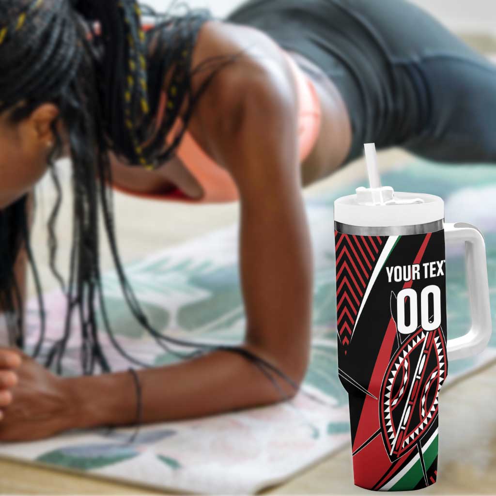 Custom Kenya Rugby Tumbler With Handle Simbas Elevate Your Game