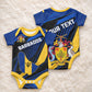 Personalised Barbados Independence Day Baby Onesie Barbadian Coat Of Arms Special Version LT01