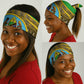 Tanzania Independence Day Neck Gaiter Tanzanian Coat of Arms and African Pattern LT01