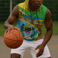 Personalized Tanzania Independence Day Sleeveless Hoodie with Tanzanian Coat of Arms and African Pattern - African Pride