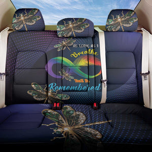 As Long As I Breathe You'll Be Remembered Back Car Seat Cover Luxury Dragonfly - Feather Infinity