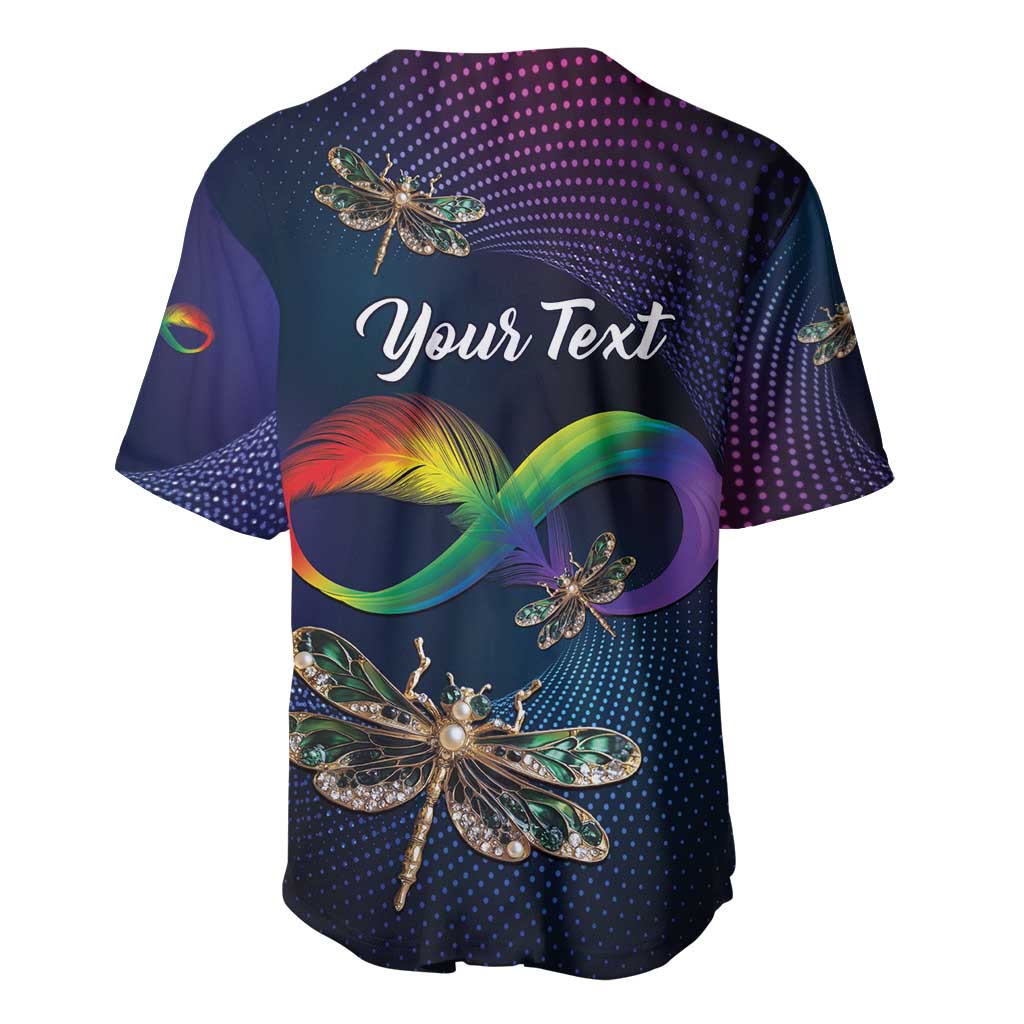Personalized As Long As I Breathe You'll Be Remembered Baseball Jersey Luxury Dragonfly - Feather Infinity