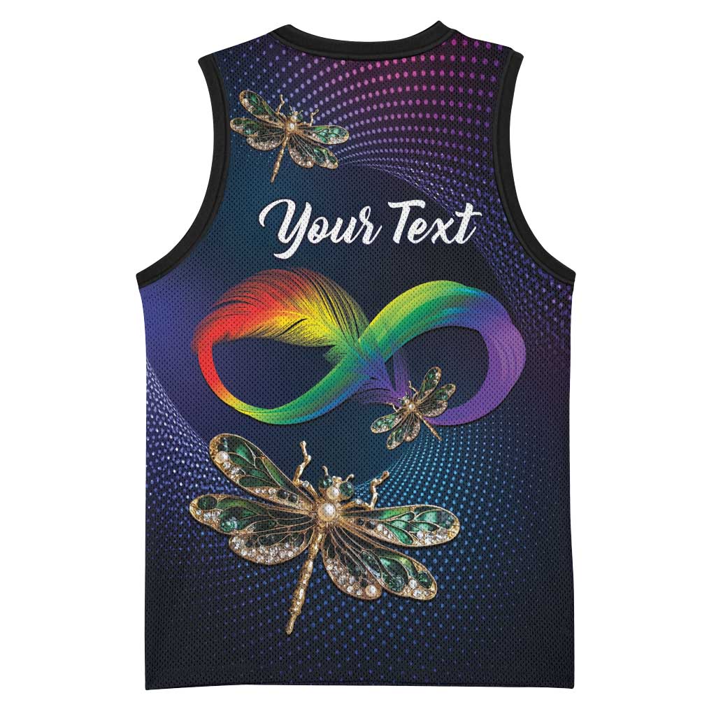 Personalized As Long As I Breathe You'll Be Remembered Basketball Jersey Luxury Dragonfly - Feather Infinity LT01