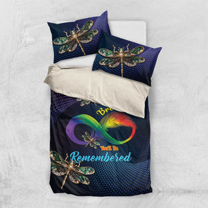 As Long As I Breathe You'll Be Remembered Bedding Set Luxury Dragonfly - Feather Infinity