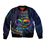 Personalized As Long As I Breathe You'll Be Remembered Bomber Jacket Luxury Dragonfly - Feather Infinity