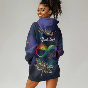 Personalized As Long As I Breathe You'll Be Remembered Hoodie Dress Luxury Dragonfly - Feather Infinity