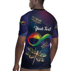 Personalized As Long As I Breathe You'll Be Remembered Rugby Jersey Luxury Dragonfly - Feather Infinity