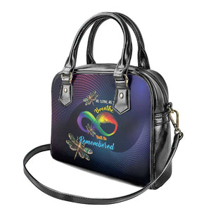 As Long As I Breathe You'll Be Remembered Shoulder Handbag Luxury Dragonfly - Feather Infinity