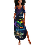 Personalized As Long As I Breathe You'll Be Remembered Summer Maxi Dress Luxury Dragonfly - Feather Infinity