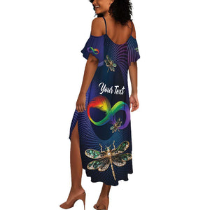 Personalized As Long As I Breathe You'll Be Remembered Summer Maxi Dress Luxury Dragonfly - Feather Infinity