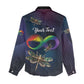 Personalized As Long As I Breathe You'll Be Remembered Women Casual Shirt Luxury Dragonfly - Feather Infinity LT01